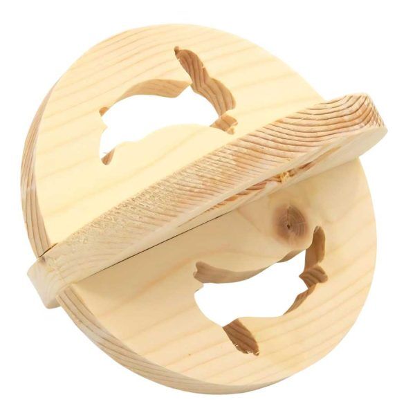 Natural Wooden Chew Toys For Rabbit Enrichment